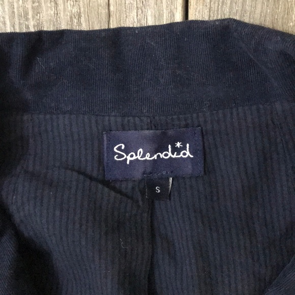 Splendid The Hyperion Cord Blazer Navy - Picture 5 of 6